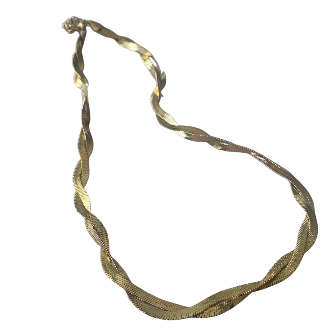 Snake Skin Twist Necklace