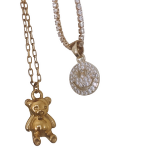 Golden Bear Necklace